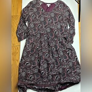 Garnet‎ Hill Bohemian Pocket-Detail Dress